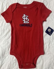 Infant MLB St. Louis Cardinal 1 Pc. Romper, 24 Months, Red, 100 Cotton
