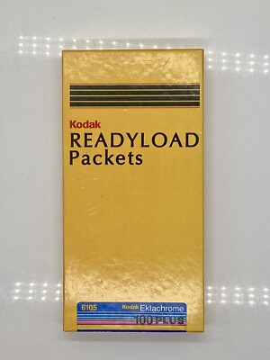 Kodak EKTACHROME 100 Film 4x5 未開封期限切れ x4 Kodak 4x5 Ektachrome 100 Plus EPP 6105 Readyload Film. Expired