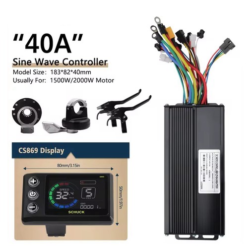 36V 48V 52V 40A 3 Mode Sinewave Controller 1500W-2000W + LCD Display for E-Bike - Picture 20 of 21