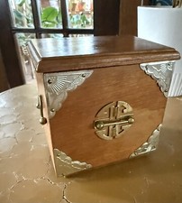 Vintage Wood and Cork 6 Coaster Set