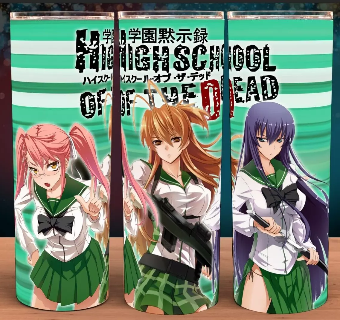 High School of the Dead Anime Girls Cup Mug Tumbler Cup 20oz