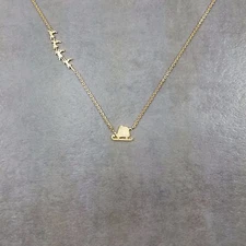 Santa's Sleigh Gold Plated Necklace Gift Box Presents Christmas Eve Reindeer