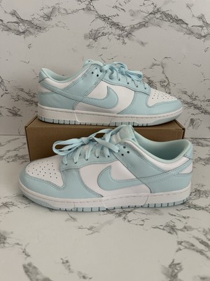 Nike Dunk Low White Glacier Baby Blue Athletic Shoes DV0833-104 Men s Size 10.5