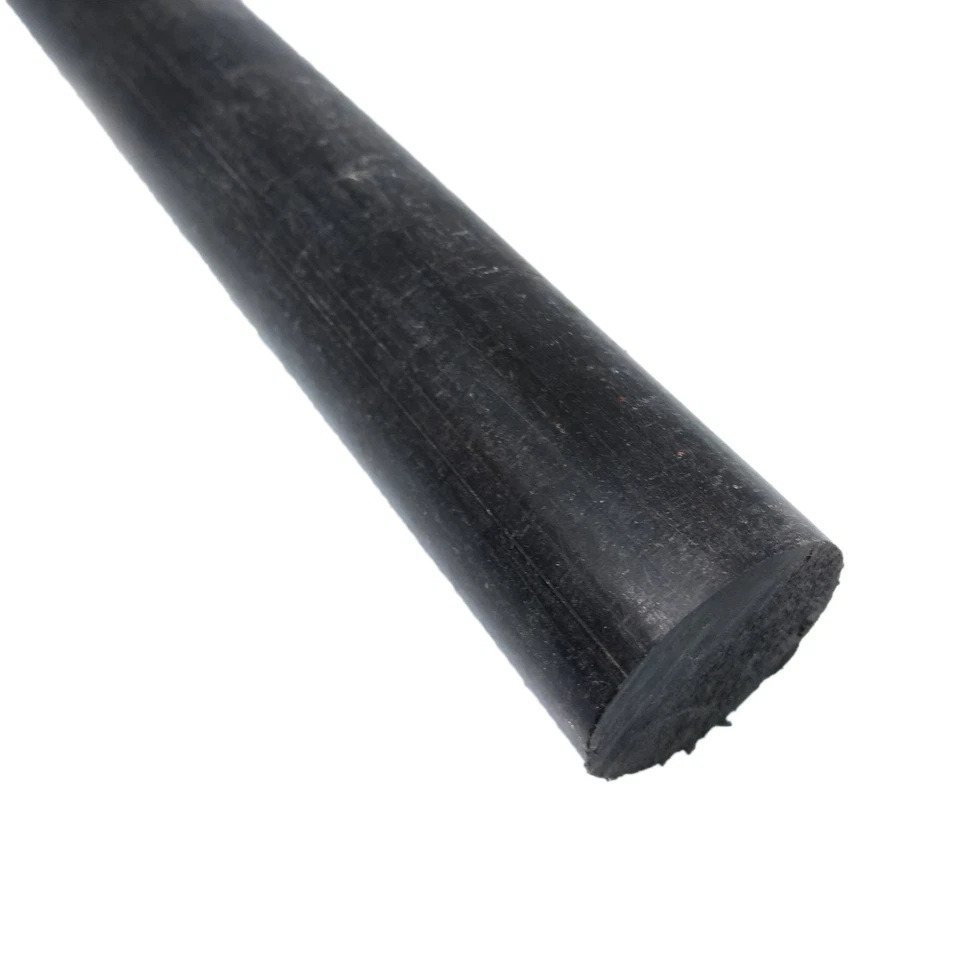 NJ STOCK 3 piezas 27 mm ±10 % diámetro 13" largo PA6 nailon barra redonda barra stock negro Foto 4 de 4