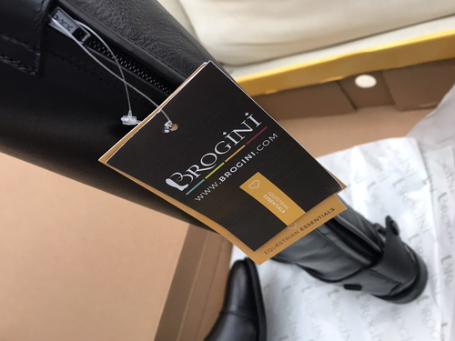 STIVALI EQUITAZIONE BROGINI CASPERIA V2 NERI UK 6,5/40 NUOVI IMBALLATI £119,99 - Foto 11 di 15