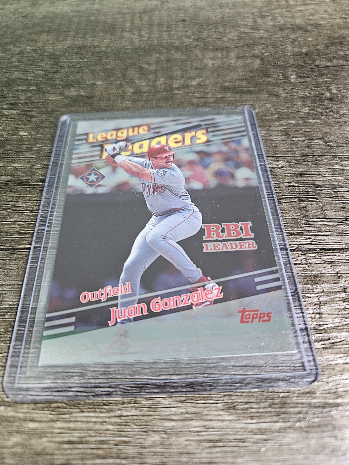 1999 Topps Chrome League Leaders Refractor Juan Gonzalez 226