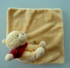 *. DOUDOU PELUCHE DISNEY SIMBA WINNIE ROUGE JAUNE ABEILLE  MOUCHOIR TTBE