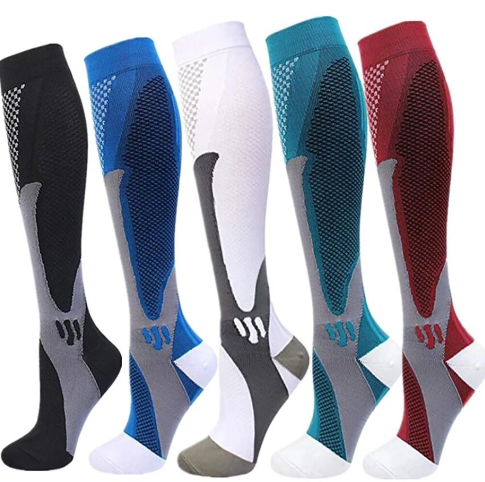 Compression Socks Knee High 20-30 mmHg Medical Support Stockings for Women & Men Sizes L XL XXL-image