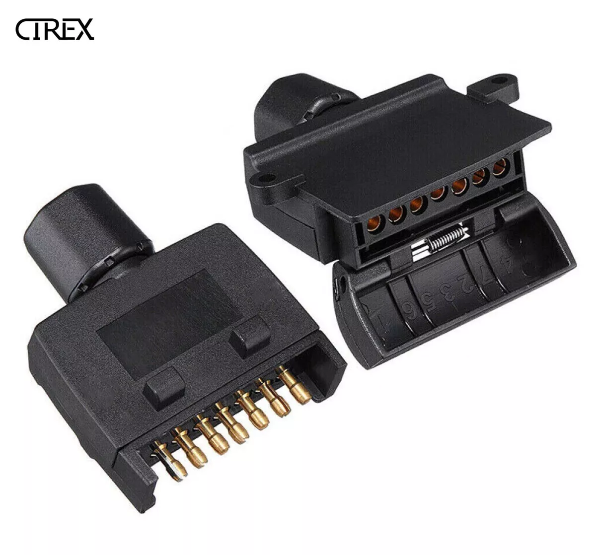 7 pin 2024 flat trailer plug