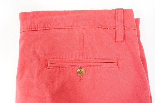 Club Room Rétro Pâle Rouge Rose 33X30 4 Voie Extensible Pantalon Chino Hommes - Foto 7 di 12