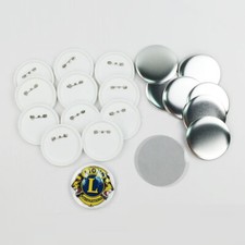100-Pack 32mm Button Making Supplies   Compatible with Standard Button Machines