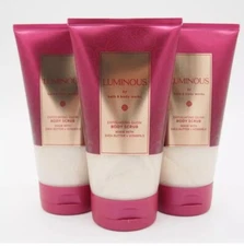 3 x Bath & Body Works LUMINOUS Mist Cream Lotion Shower Gel Butter Scrub