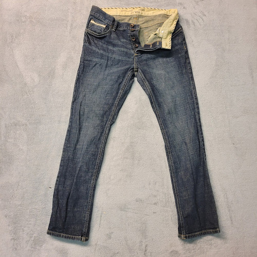 Vans Off The Wall Jeans Custom Made For You Skinny Fit Size 30x30 Dark Blue