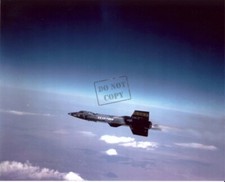 US AIR FORCE USAF NASA X-15 ROCKET PLANE AIRCRAFT IN FLIGHT 8X12 PHOTOGRAPH