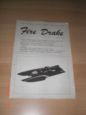 Fire Drake RC Speedboot Bauanleitung TOP !