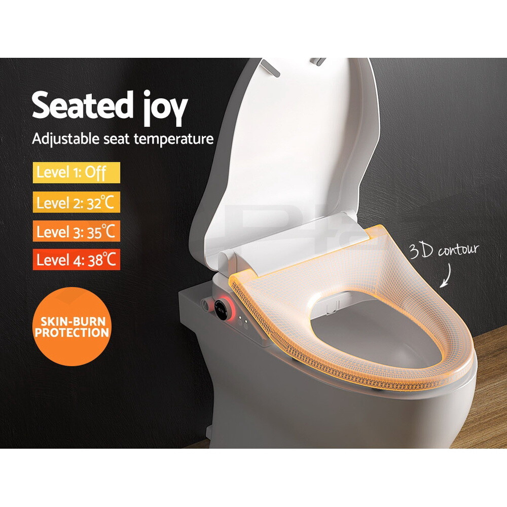Cefito Bidet Electric Toilet Seat Cover Electronic Auto Smart Spray Remote 9355720039139 eBay