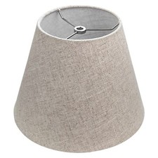 Barrel White Small Lamp Shade for Table Floor Lamps Replacement 6x10x7.5 Inch...
