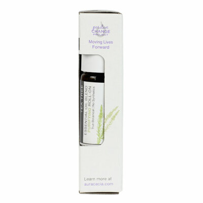 Aura Cacia Tea Tree Roll-On 0.31 oz. Ready to Use Purify Cleanse Antibacterial 