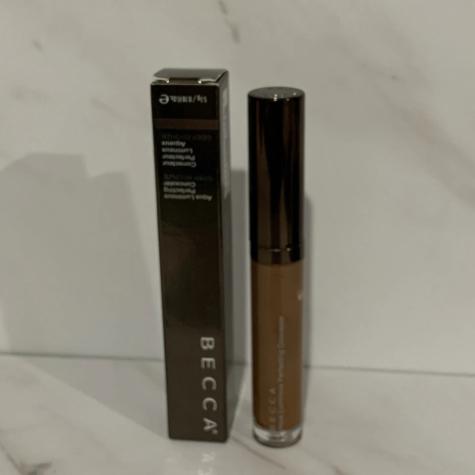 BECCA - Aqua Luminous Perfecting Concealer - Deep Bronze -New in box - Image 3 of 3