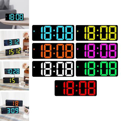 LED Desktop-Wecker Moderne digitale Wanduhr Festival Homes Learning