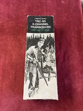 Vintage Realistic TRC-83 3 Channel Transceiver NO. 21-1605 W/ Original Box