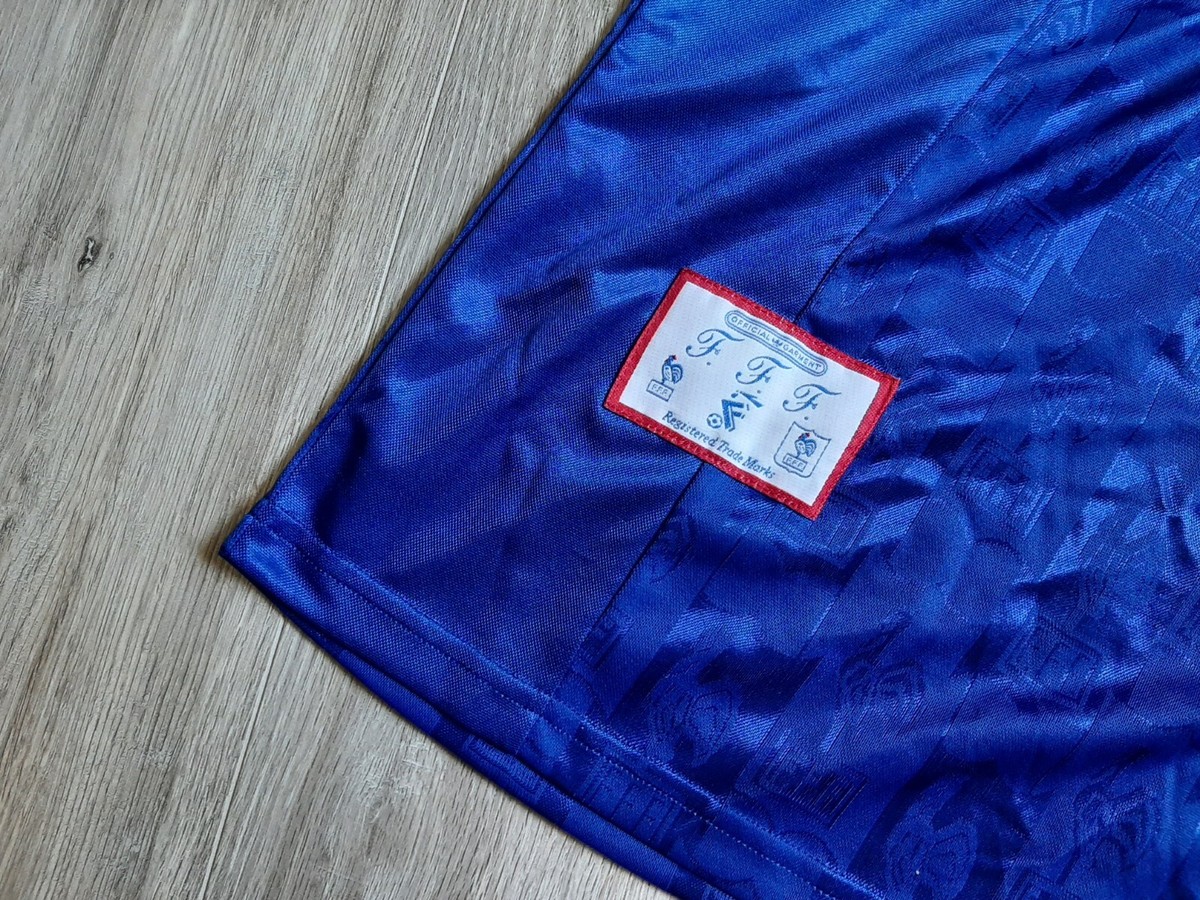 France Home football shirt 1996/1998 Jersey Adidas Soccer France Home football shirt 1996/1998 Jersey Adidas Soccer