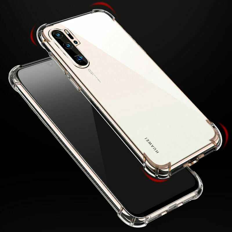 For Huawei P40 P30 P20 Mate 40 30 20 Clear Shockproof TPU Silicone Phone Case - Image 4 of 4