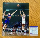 John Paxson Chicago Bulls Signed 8x10 Photo Michael Jordan PSA COA RARE A