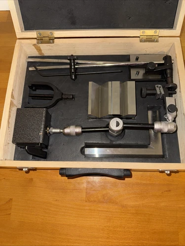 Wilton 5pc Inspection Kit V-Block Pr, Magnetic Base ,Height Scribe, Square