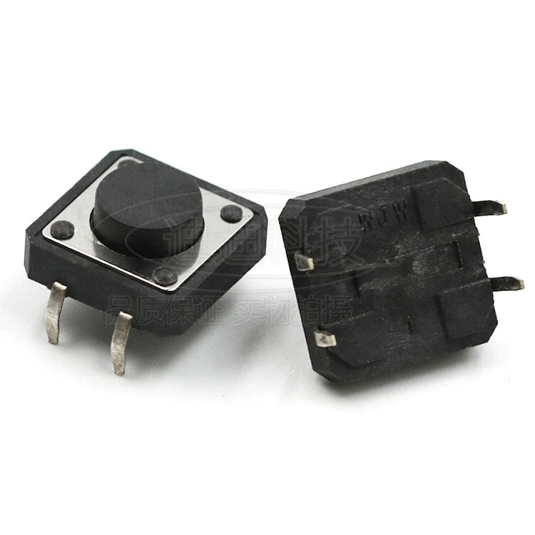 12x12mm Tactile Push Button Switch Momentary Tact Switch 4 Pin DIP Micro Switch - Image 3 of 4