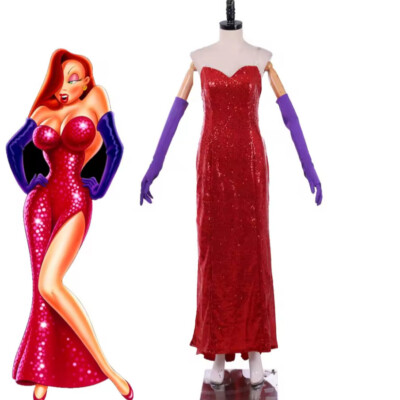 roger rabbit red dress lady Jessica Rabbit - Who Framed Roger Rabbit 3D Print Model in Sculpture 535462