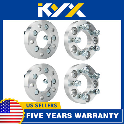 4pcs 1'' 5x114.3 to 5x100 M12x1.5 Wheel Spacers Adapters for Hyundai Honda Acura