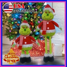 The Grinch Christmas Decoration with Extendable Legs NEW Extending Grinch GN