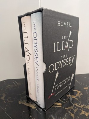 Iliad / The Odyssey Peter Green Translation HC Box Set