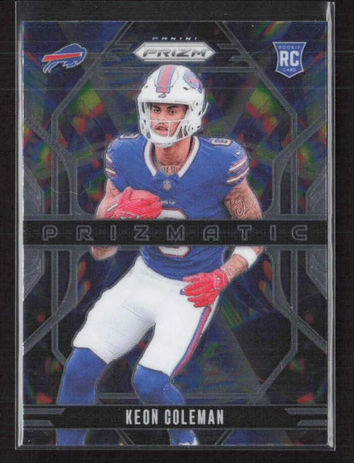 2024 Panini Prizm #15 Keon Coleman Prizmatic Buffalo Bills RC