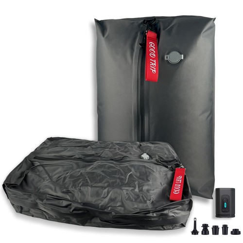 Airback Bag Vacpack, Vakuumversiegelungsbeutel für Kleidung Reisen, Kompressionsverpackung...