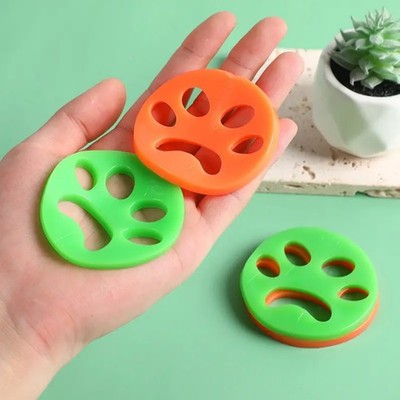 FurZapper Pet Hair & Lint Remover for Laundry   Slim Silicone, Reusable, 4-Count