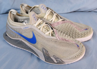 NIKE COURT REACT VAPOR NXT Sneakers Shoes SMOKE GREY HYPER ROYAL BLUE Men's SZ 9