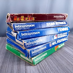 Intellivision Video Games Lot - See Condition