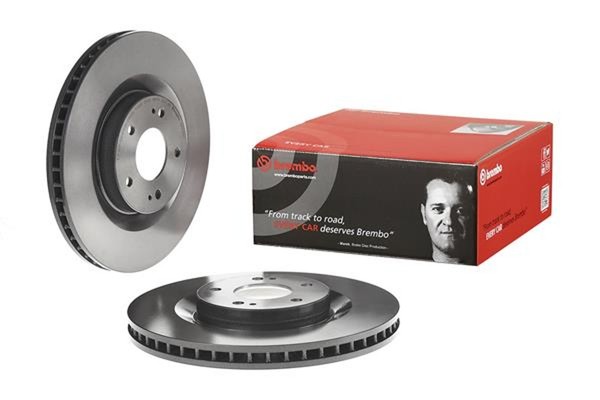 2X Bremsscheibe Prime Line - UV Coated Brembo 09.D765.11 FüR Mitsubishi Eclipse-image