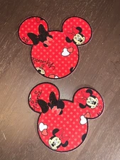 Minnie Mouse Fabric Applique Patch-Iron On