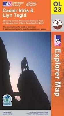 Cadair Idris and Llyn Tegid (OS Explorer... by Ordnance Survey Sheet map, folded