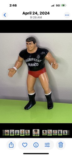 The Magnificent Muraco Superstars 1985 WWF LJN Tit...