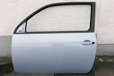VW Lupo 6E 3L FSI Tür vorne links Fahrertür grau blau LR7U (mechanischer Fenster