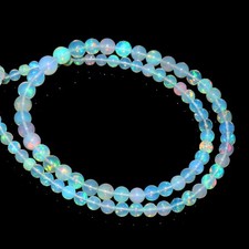 Natural Opal Beads Round Opal Beads White opal Beads Gift For Friend 703