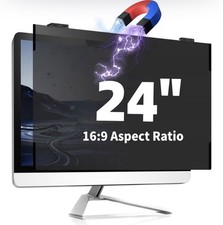 JEAPKA Magnetic Computer Privacy Protection Screen 24 Inch, Anti Blue light UV