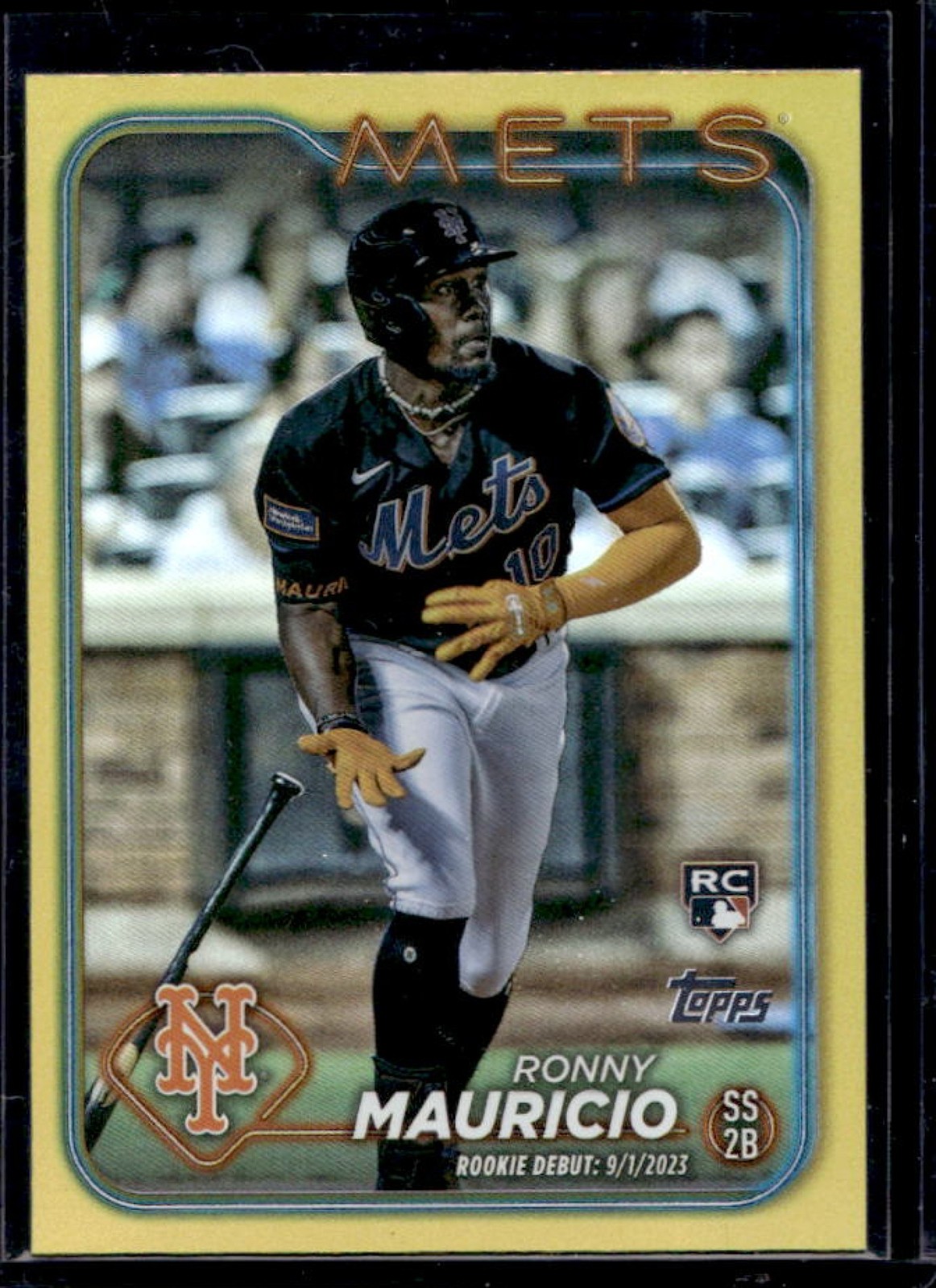 2024 Topps Update Ronny Mauricio RC Yellow Rookie #US157 Mets