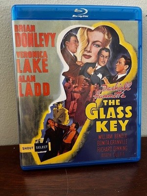 THE GLASS KEY (1942) Alan Ladd, Veronica Lake (new sealed blu) classic noir