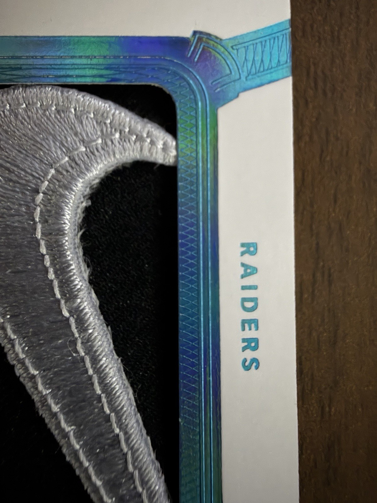 Henry Ruggs III 2020 Panini Flawless Nike Logo Swoosh Auto 1/1 view 3