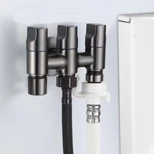 Practical Three Outlet Water Diversion Valve with Stainless Steel Construction